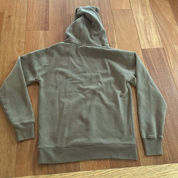 Abercrombie & Fitch light Brown relaxed fit embroidered soft sweatshirt size XS - Picture 6 of 7